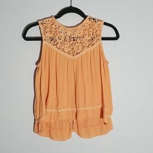 Boho Tank top with open back